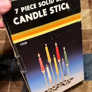 Classic Taper Candle Stick Set - Multicolor (7 Pack)